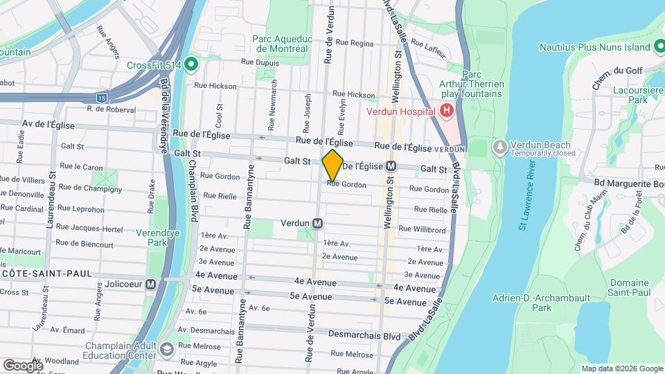 478 Gordon Rue Map and Location Details