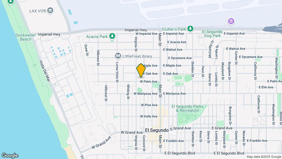 311 W Palm Ave Map and Location Details