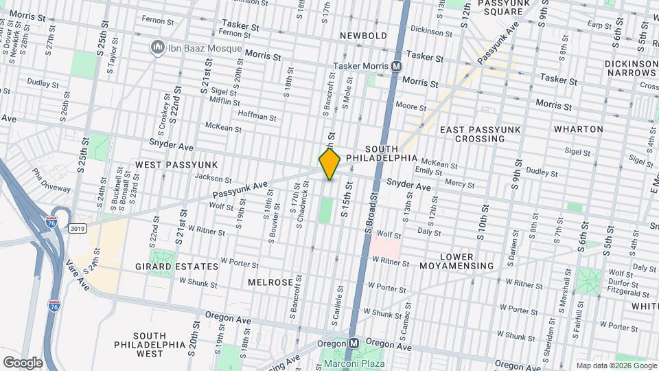 2124 S Mole St Map and Location Details