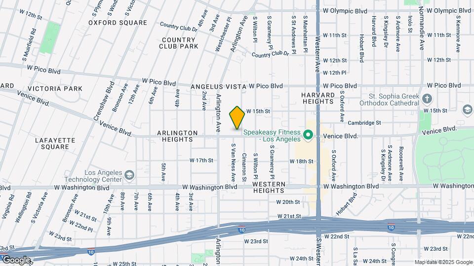 2501 Venice Blvd Map and Location Details