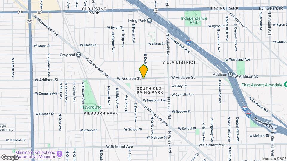 3549-3553 N Kedvale Ave Map and Location Details