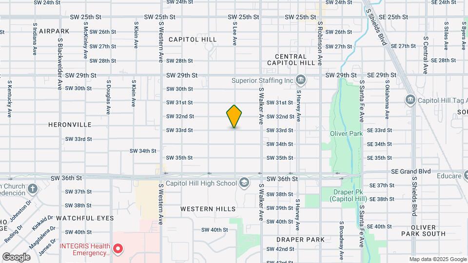 600 SW 33rd St Map and Location Details