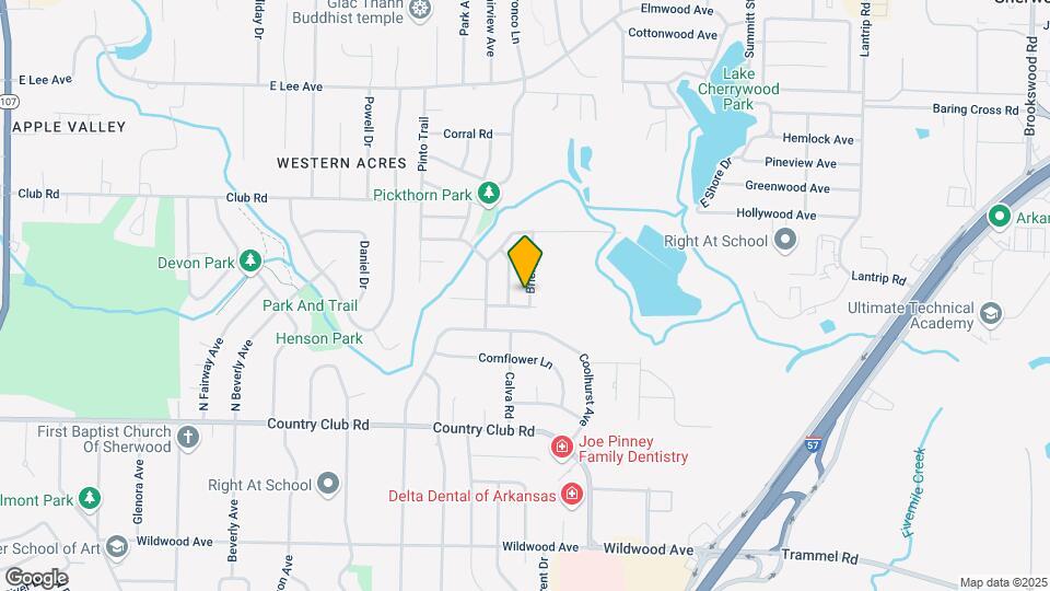 603 Brierly Dr Map and Location Details