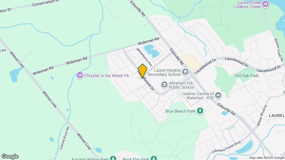 795 Laurelwood Dr Map and Location Details