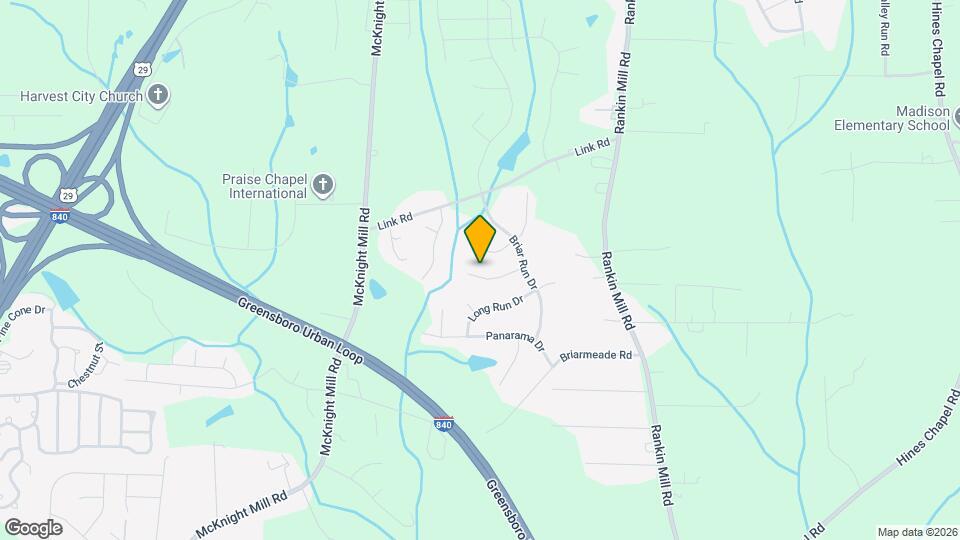 3509 Hirank Ct Map and Location Details