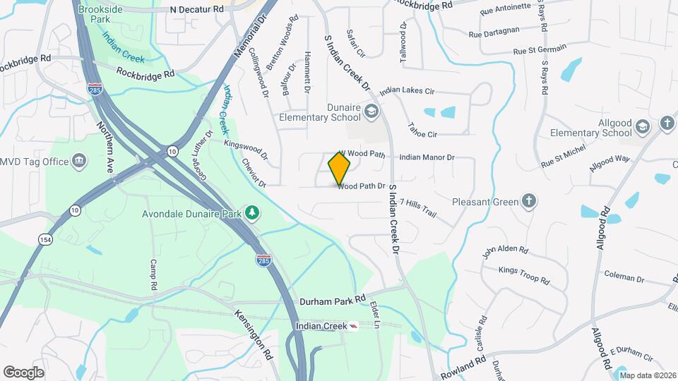 3901 Wood Path Dr Map and Location Details