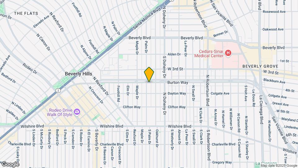 314 N Palm Dr Map and Location Details