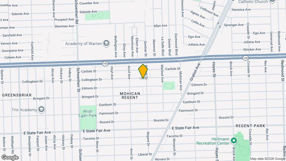 14188 Collingham Dr Map and Location Details