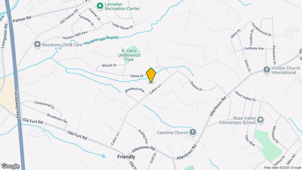 9518 Blanchard Dr Map and Location Details