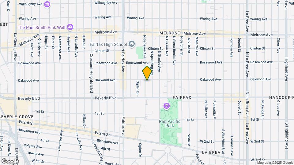 360 N Genesee Ave Map and Location Details