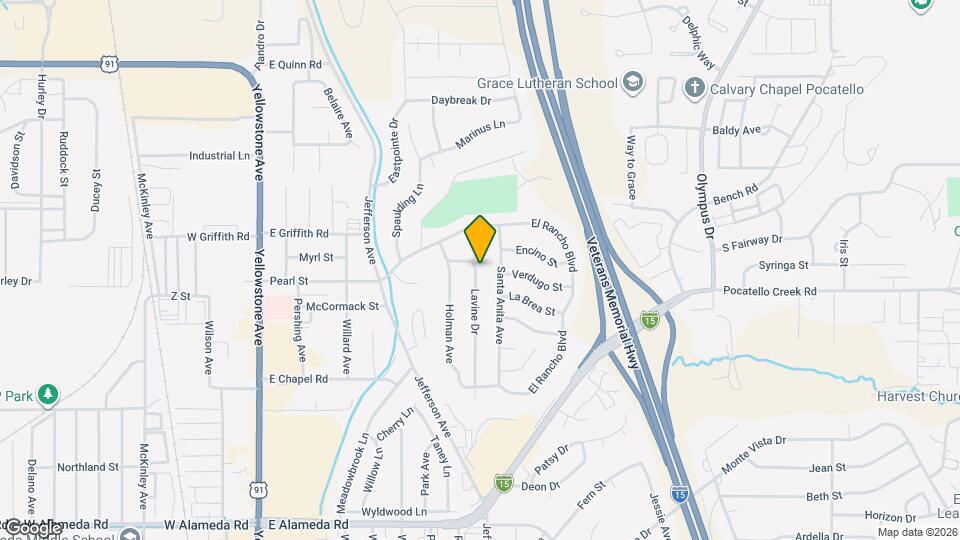 1364 Lavine Dr Map and Location Details