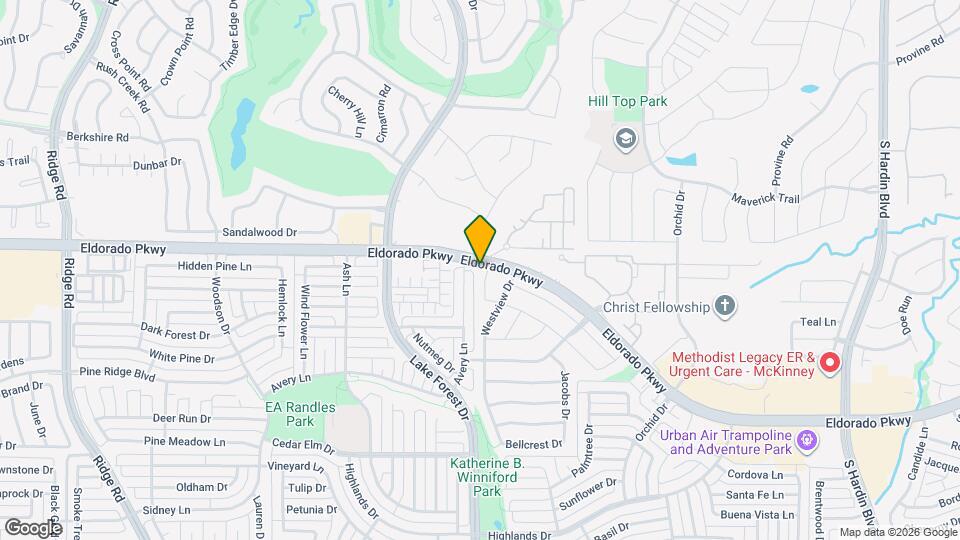 4829 Cedar Crest Dr Map and Location Details