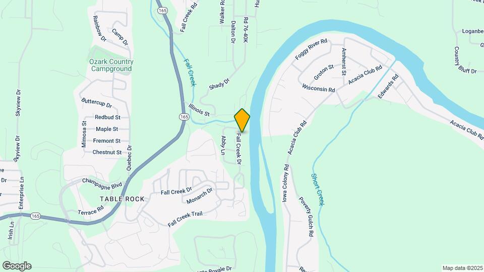 680 Fall Creek Dr Map and Location Details