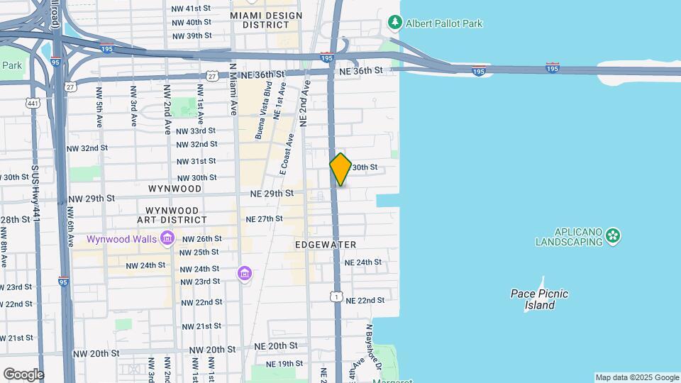 320 NE 29th St Map and Location Details