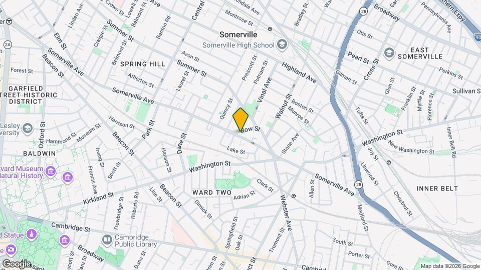 367 Somerville Ave, Unit G Mapa y Detalles de la Ubicación