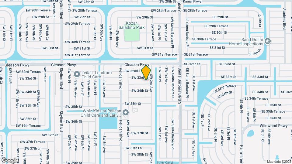 209 SW 33rd Terrace Map and Location Details