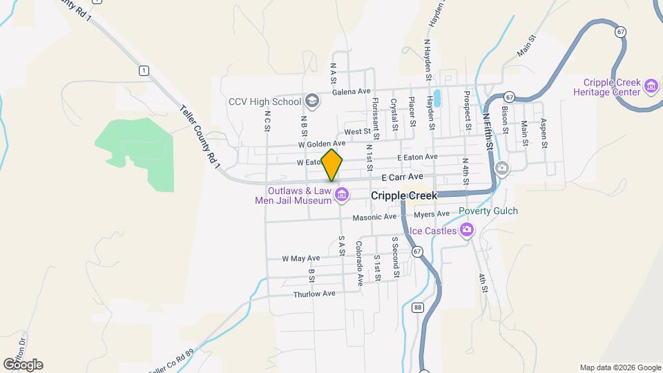 206 W Carr Ave Mapa y Detalles de la Ubicación