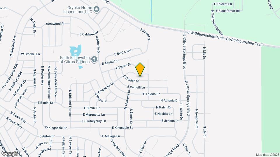 887 E Weldon Ct Mapa y Detalles de la Ubicación