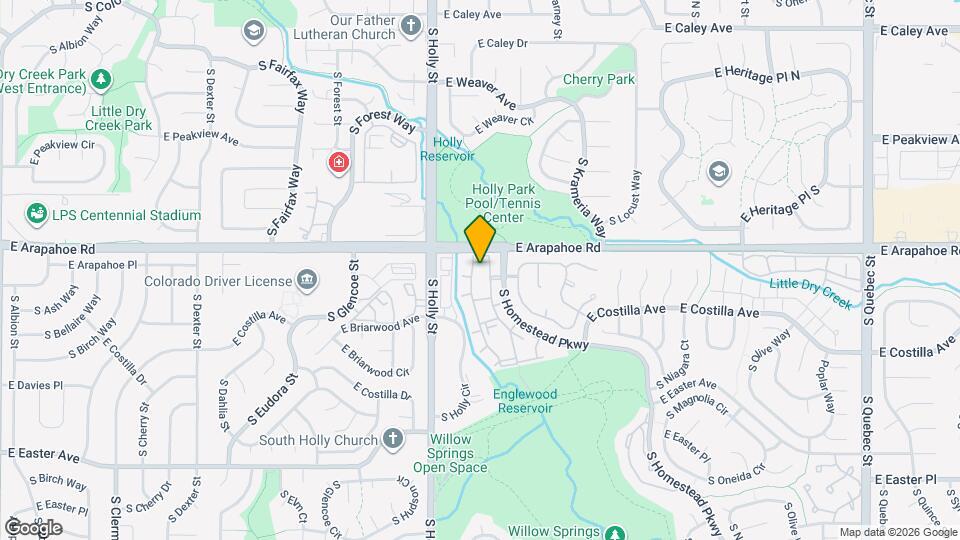 6702 S Ivy Way Map and Location Details