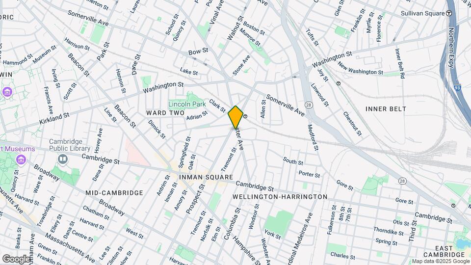 57 Webster Ave, Unit 1 Map and Location Details