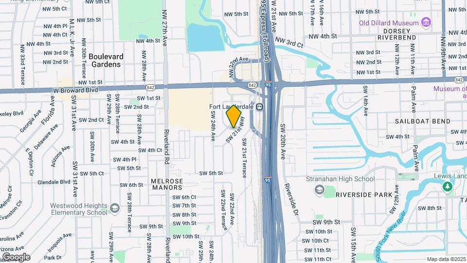 215 SW 21st Way Map and Location Details