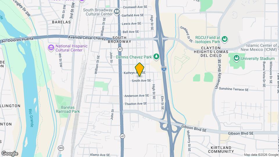 1818 Edith Blvd SE Mapa y Detalles de la Ubicación