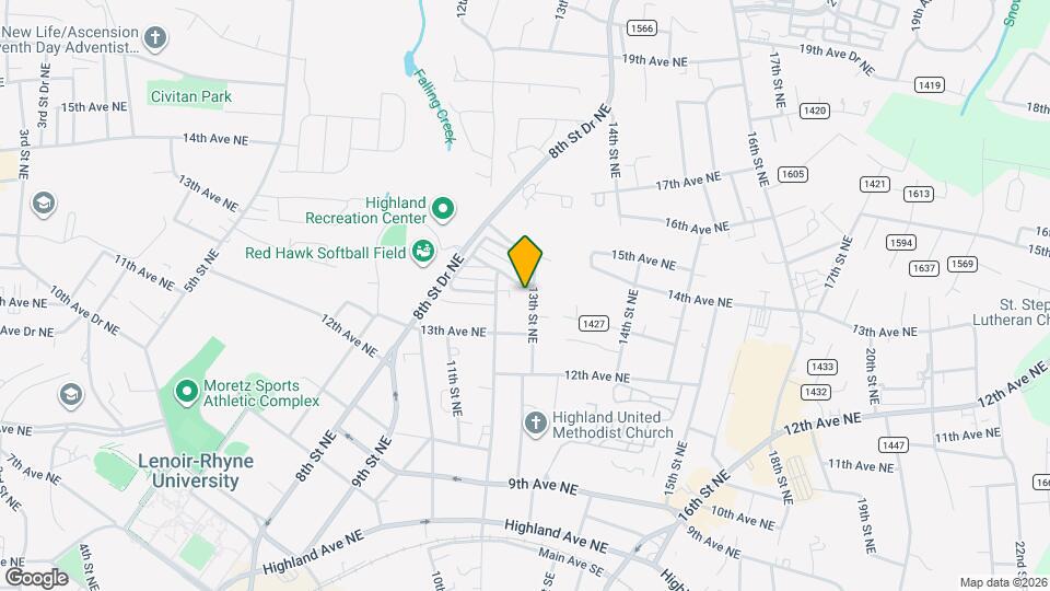 1339 13th St NE Map and Location Details