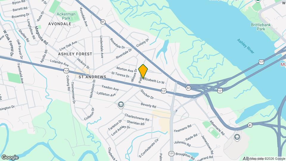 575 Elizabeth Ln W Map and Location Details