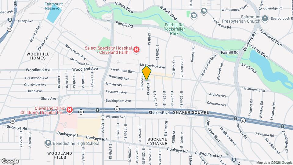 2628 E 124th St Mapa y Detalles de la Ubicación