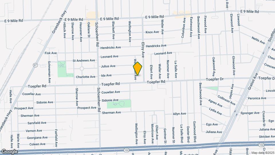 21732 Wellington Ave Map and Location Details