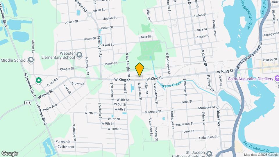 736 W King St Mapa y Detalles de la Ubicación