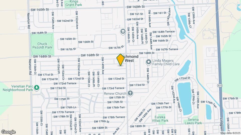 14741 SW 170th Ter, Unit B Map and Location Details