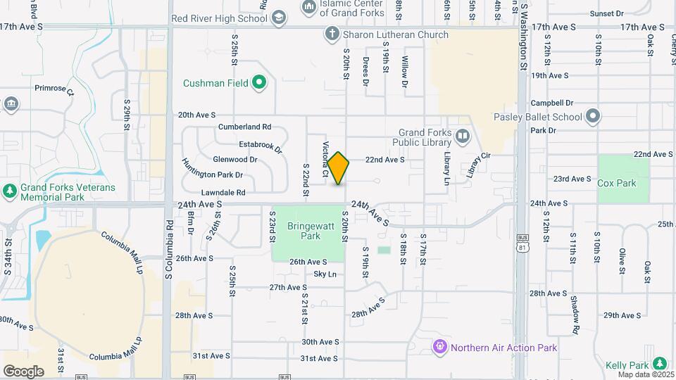 2308 S 20th St Map and Location Details