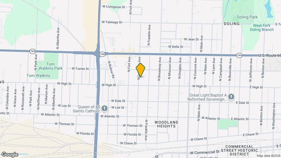 2222 N Johnston Ave Mapa y Detalles de la Ubicación