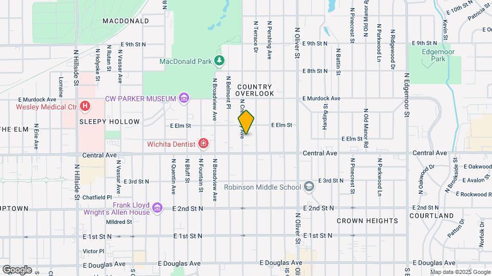 534 N Crestway St Mapa y Detalles de la Ubicación