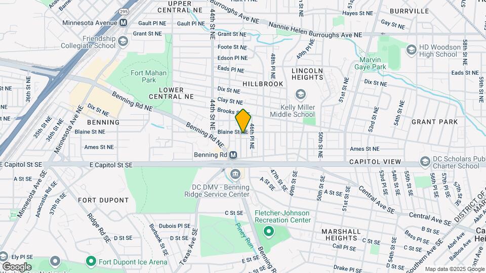 4601 Blaine St NE Mapa y Detalles de la Ubicación