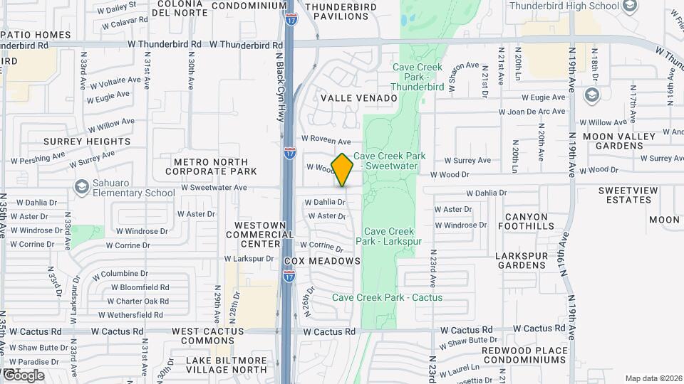 2501 W Sweetwater Ave Map and Location Details