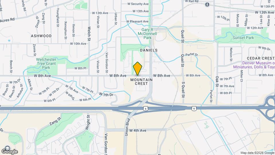 750 Tabor St Map and Location Details