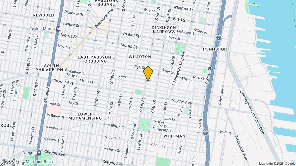 539 McKean St Map and Location Details