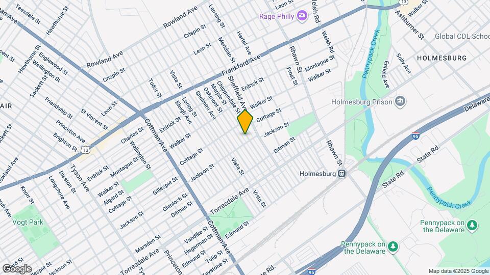 4434 Marple St Map and Location Details