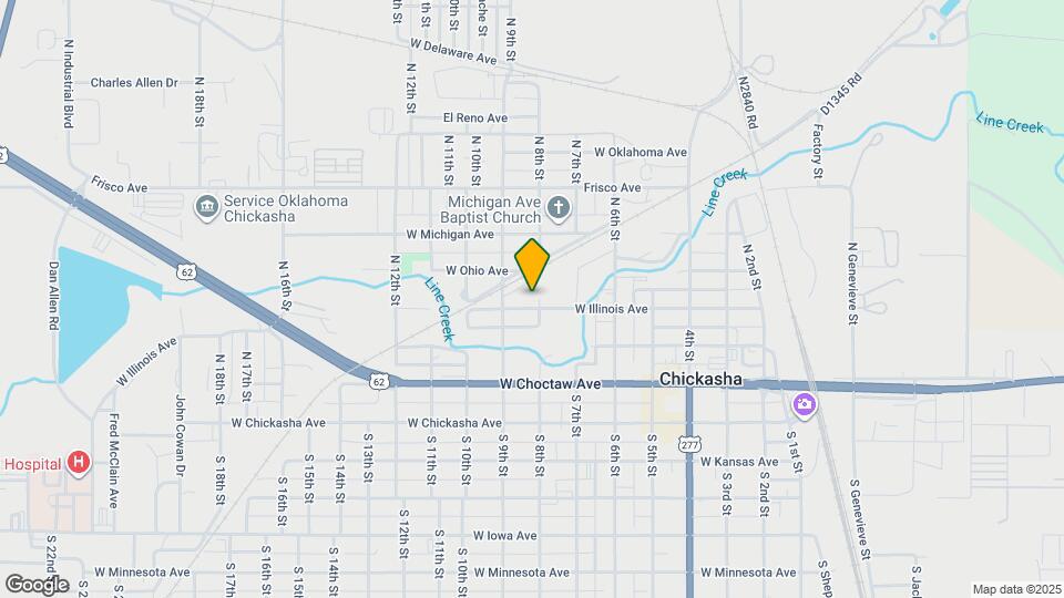 810 W Illinois Ave Map and Location Details