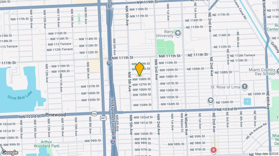 323 NW 108th St, Unit 2 Map and Location Details