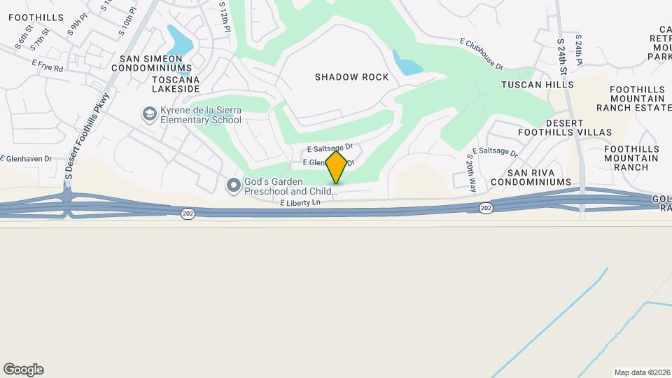 1706 E Windsong Dr Map and Location Details