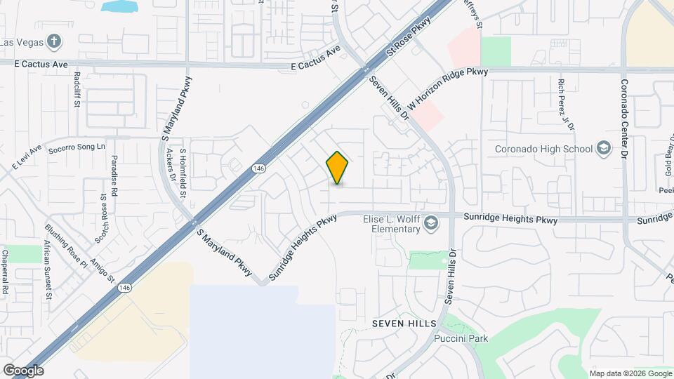 3195 Hazy Hills Ave Map and Location Details