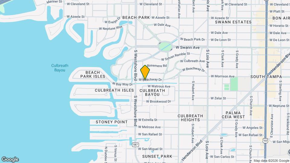 4526 W Beachway Dr Mapa y Detalles de la Ubicación