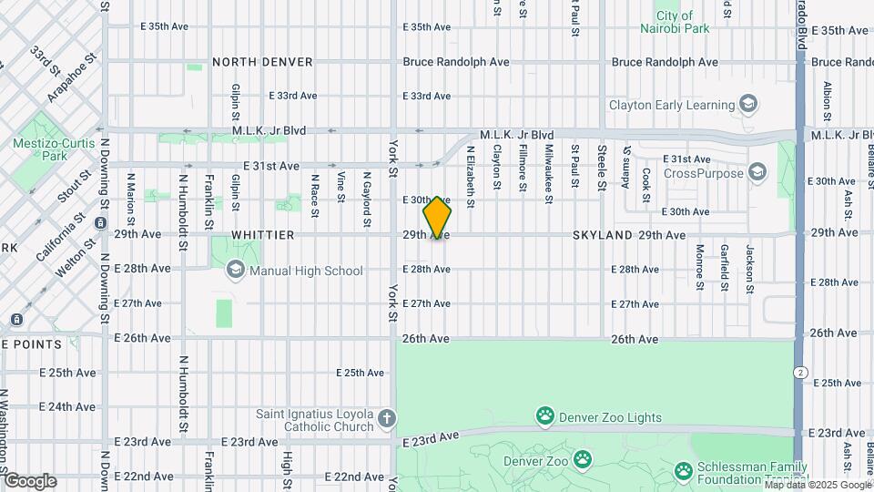 2841-2859 Columbine St Map and Location Details