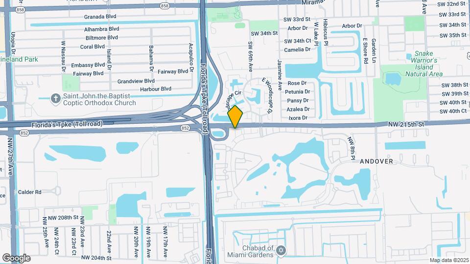 21417 NW 14th Ct Map and Location Details