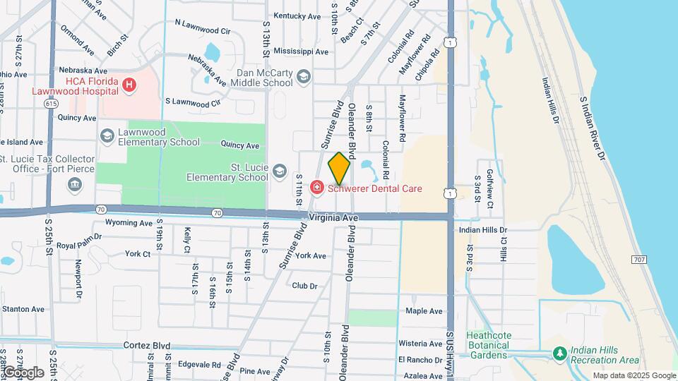 2016 S 10th St Map and Location Details