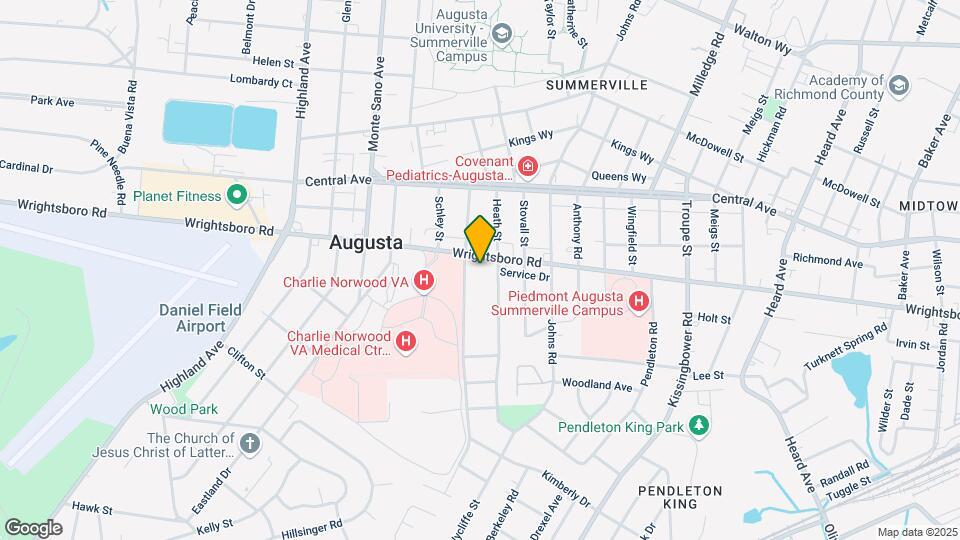 2352 Wrightsboro Rd Mapa y Detalles de la Ubicación