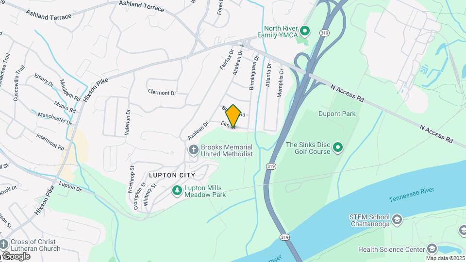 1452 Elm St Map and Location Details